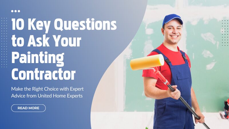 10 Questions Every Homeowner Should Ask a Painting Contractor - United Home Experts Blog Article