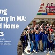 Massachusetts home exterior painted with Sherwin Williams paint and Marvin windows by United Home Experts