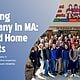 Massachusetts home exterior painted with Sherwin Williams paint and Marvin windows by United Home Experts