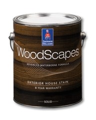 Sherwin-Williams Woodscapes exterior stain can