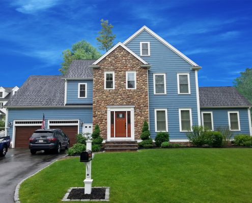 Composite Siding & Versetta Stone