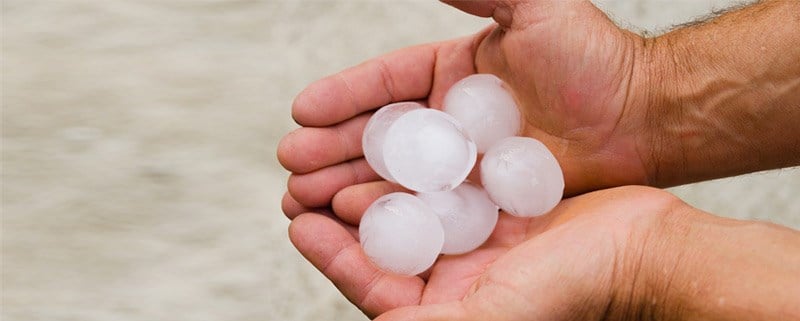 Hail Size Header Blog