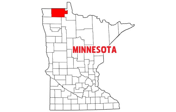 Marvin MN Map