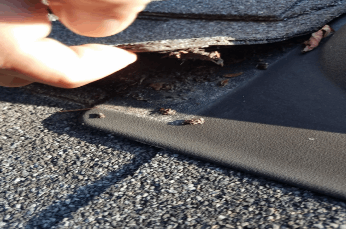 Penetrations not properly flashed with ice and water shield