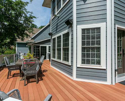 After - Everlast Composite Siding, North Reading, MA 01864, Siding Company, GorillaPlank Siding System, Flagstone, Cabernet Red