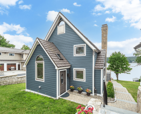 After-Front-Everlast Composite Siding, Best Siding Company in Hopkinton MA 01748, Blue Spruce Everlast Siding, United Home Experts, Best Everlast Installer, Best Composite Siding Company