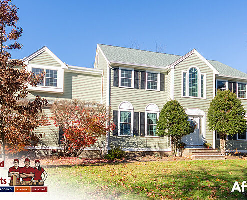 After - Marvin Windows, Everlast Siding, Willow, Gorilla Plank Siding System®, Westford, MA 01886 (2)