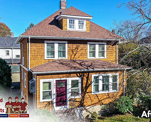 After - Red Cedar Shingles, Natural, 7_ exposure, Brighton, MA 02135 (8)