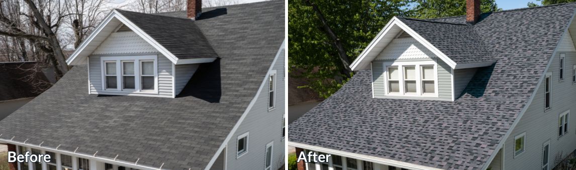 Midnight Plum - Before - After - Owens Corning