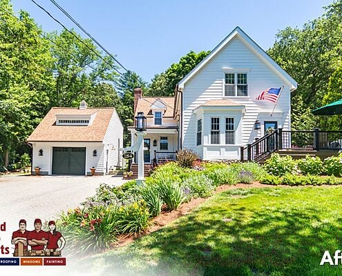 After - Everlast Composite Siding, Leak-Proof Roof®, Marvin Elevate Windows, United Home Experts, Norwell, MA 02061