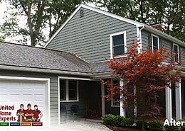 Everlast Composite Siding, Provia Endure Windows, United Home Experts, Wayland, MA 01778