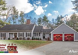 After - Everlast Composite Siding, Seaside Grey, United Home Experts, Sudbury, MA 01776 (6)