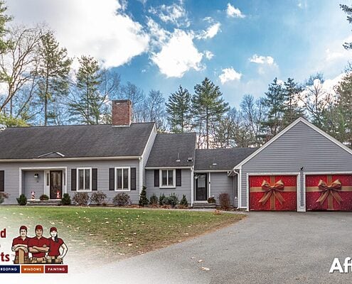 After - Everlast Composite Siding, Seaside Grey, United Home Experts, Sudbury, MA 01776 (6)