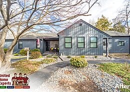 After - Everlast Composite Siding, Storm Gray, United Home Experts, Whitman, MA 02382 (3)